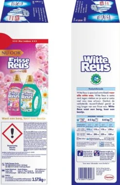 Witte Reus Waspoeder - Kwartaalverpakking - 65 Wasbeurten -Thuis Wassen 777x1200