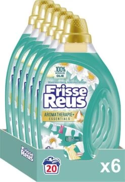 Frisse Reus Lotus Amandel Gel Vloeibaar Wasmiddel - Witte Was - Voordeelverpakking - 120 Wasbeurten -Thuis Wassen 824x1200 1