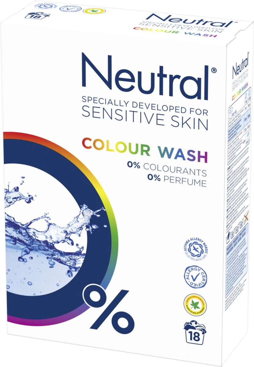 Neutral 0% Kleur Parfumvrij Waspoeder - 18 Wasbeurten - 1,188 Kg - Wasmiddel 16 Neutral 0% Kleur Parfumvrij Waspoeder - 18 Wasbeurten - 1,188 Kg - Wasmiddel - Afbeelding 14