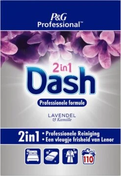 Dash 2in1 Waspoeder En Wasverzachter Lavendel En Kamille - 110 Wasbeurten -Thuis Wassen 831x1200