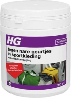 HG Tegen Nare Geurtjes In Sportkleding Wasmiddeltoevoeging - 500gr - Ook Bruikbaar Voor Handdoeken En Andere Kleding - Elimineert 100% Stankmoleculen - Biologisch Afbreekbaar 7 HG Tegen Nare Geurtjes In Sportkleding Wasmiddeltoevoeging - 500gr - Ook Bruikbaar Voor Handdoeken En Andere Kleding - Elimineert 100% Stankmoleculen - Biologisch Afbreekbaar -Thuis Wassen 877x1200 2