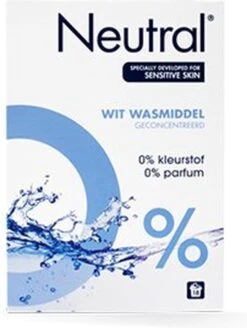 Neutral 0% Wit Parfumvrij Waspoeder - 45 Wasbeurten - Wasmiddel -Thuis Wassen 904x1200
