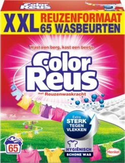 Color Reus Waspoeder Wasmiddel - Witte Reus - Voordeelverpakking - 65 Wasbeurten -Thuis Wassen 917x1200 1