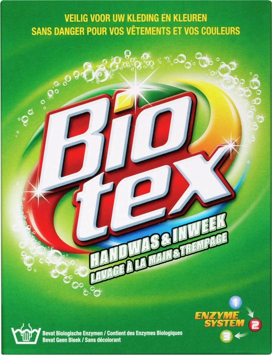 Biotex Waspoeder Handwas & Inweek - 750 Gram 5 Biotex Waspoeder Handwas & Inweek - 750 Gram - Afbeelding 3