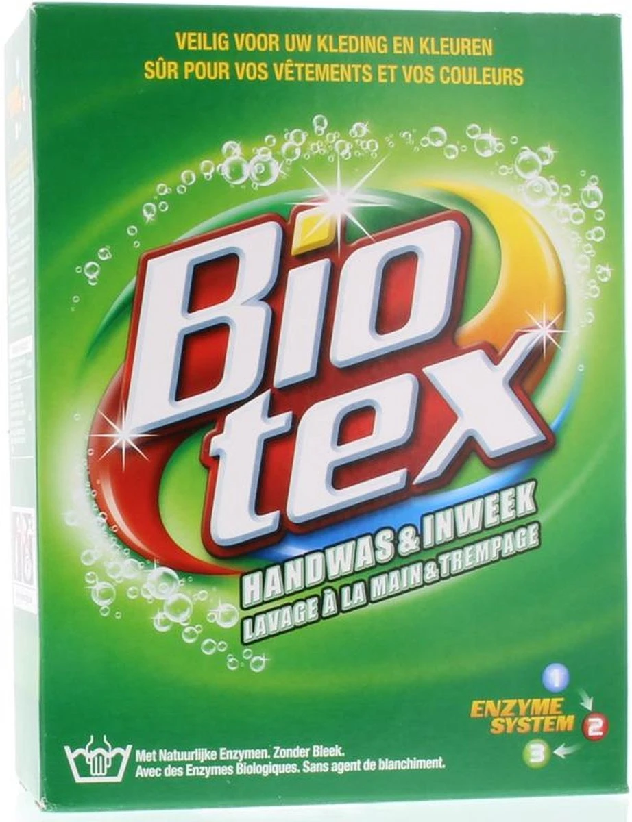 Biotex Waspoeder Handwas & Inweek - 750 Gram 12 Biotex Waspoeder Handwas & Inweek - 750 Gram - Afbeelding 10