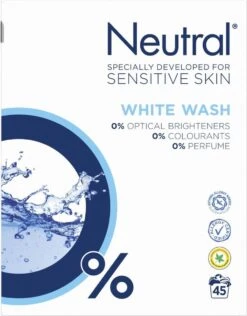 Neutral 0% Wit Parfumvrij Waspoeder - 45 Wasbeurten - Wasmiddel -Thuis Wassen 939x1200 2