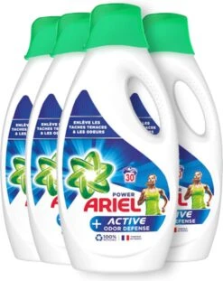 Ariel Power Active Odor Defense Vloeibaar Wasmiddel - 4 X 1.65 L (120 Wasbeurten)
