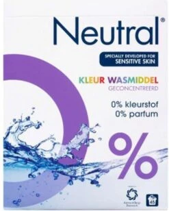 Neutral Kleur Waspoeder - 45 Wasbeurten -Thuis Wassen 962x1200