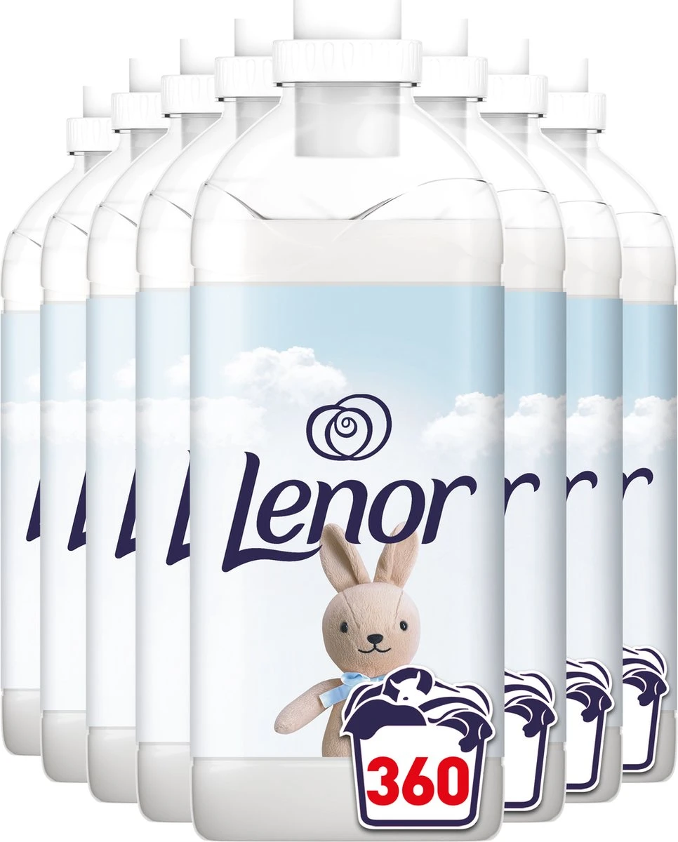 Lenor Caresse Sensitive - Wasverzachter - Voordeelverpakking 8 X 45 Wasbeurten 3 Lenor Caresse Sensitive - Wasverzachter - Voordeelverpakking 8 X 45 Wasbeurten