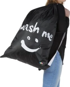 Wonair - Waszak Groot - 60x90cm - Zwart - Met Trekkoord En Draagband -Thuis Wassen 974x1200 2