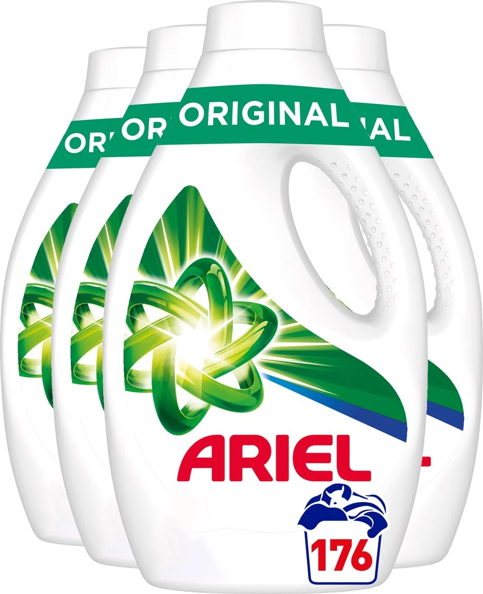 Ariel Vloeibaar Wasmiddel - Original - Voordeelverpakking 4 X 44 Wasbeurten 3 Ariel Vloeibaar Wasmiddel - Original - Voordeelverpakking 4 X 44 Wasbeurten