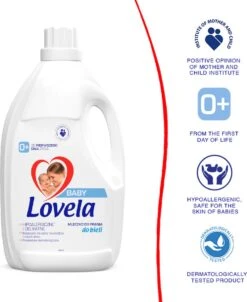 Lovela - Wasmiddel - Hypoallergene Melk - Voor Het Wassen Van Baby & Witte Kleding - 4,5l -Thuis Wassen 983x1200