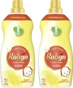 Robijn Klein & Krachtig Zwitsal Vloeibaar Wasmiddel - 2 X 34 Wasbeurten - Voordeelverpakking -Thuis Wassen 998x1200 1